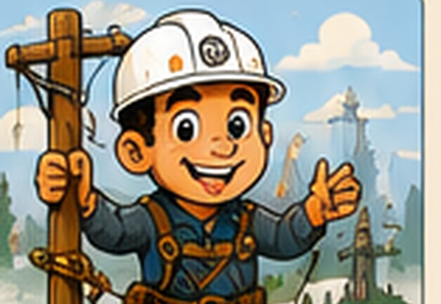 Cartoon Lineman Canada artwork